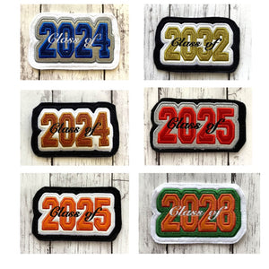 Graduation Year Letterman Jacket Patch | Class year Letterman Jacket Patch | Class of 2023 Patch | Class of 2024 Class of 2025 Class of 2026