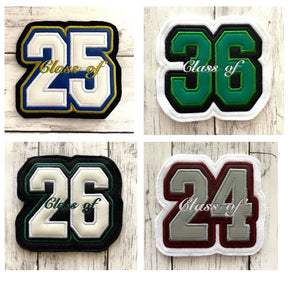 Graduation Year Letterman Jacket Patch | Class year Letterman Jacket Patch | Class of 2023 Patch | Class of 2024 Class of 2025 Class of 2026