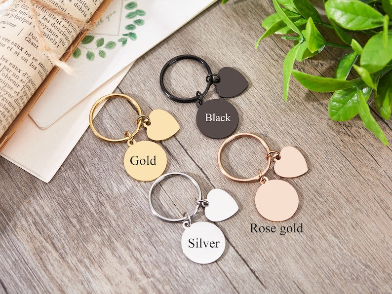 Personalized Keyrings,Pinky Promise Keychain,Pinky Promise Keyring, Engraved Valentine's Day Keychain,Birthday,Custom Key Chain, Couple Gift