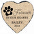 Heart Rock Memorial Pet Loss Gift, Personalized Slate Stone