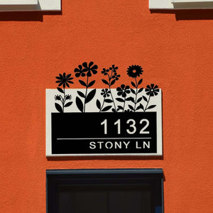 Address Plaque,Custom Metal Address Sign,House Number Plaque,Personalized Address Number Sign,Metal House Number Sign,Front Porch Sign