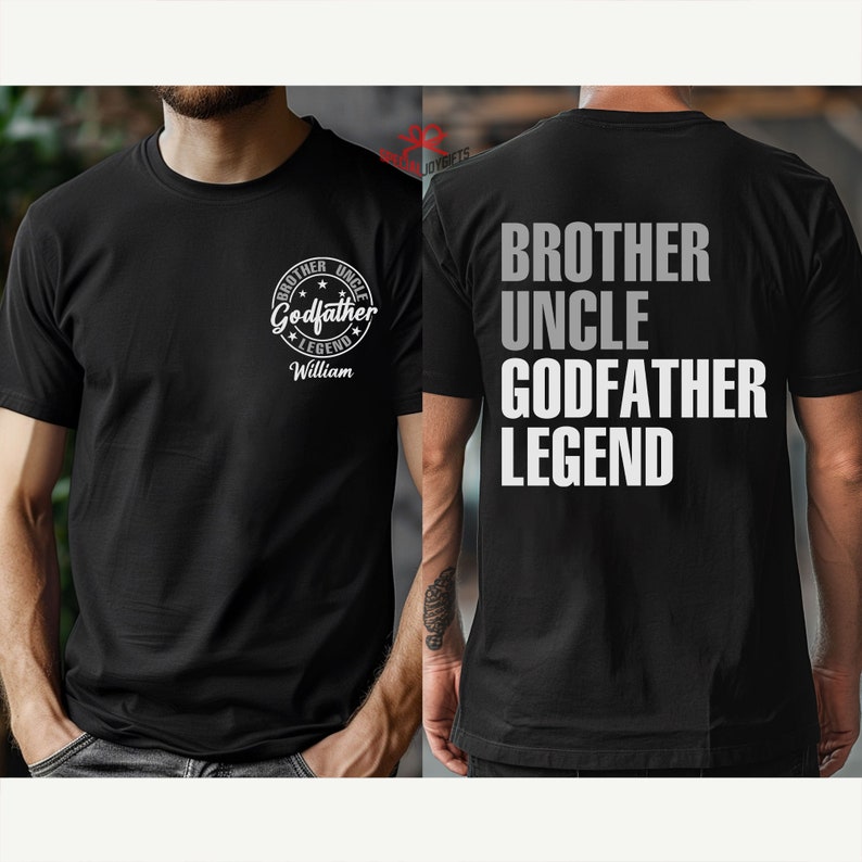 Personalized Godfather Gift, Fathers Day Gift, Dad Gift, Father's Day shirt, Funny Shirts For Dad, Godfather To Be Gift, Godfather Shirt