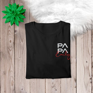 Papa Dad Shirt, Personalized With Name, Gift For Dad Grandpa, Father's Day Gift