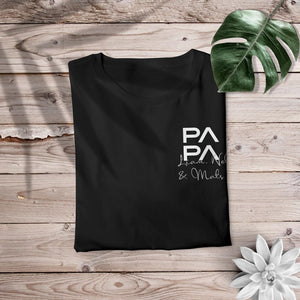 Papa Dad Shirt, Personalized With Name, Gift For Dad Grandpa, Father's Day Gift