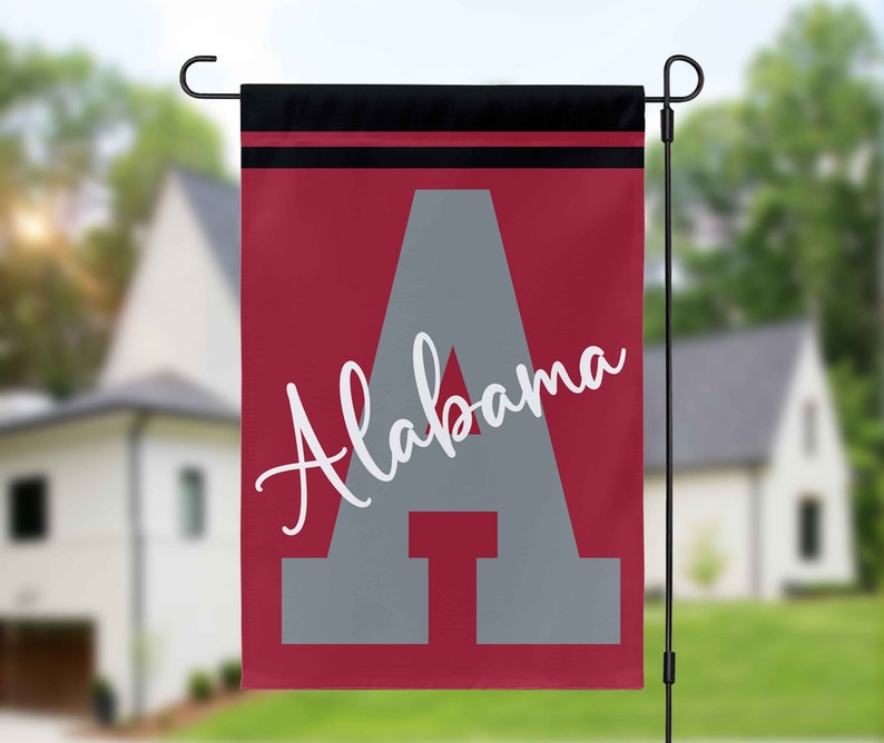 Custom College Garden Flag | Graduation Gift, College Football Fan, College Personalized Flag, House Flag