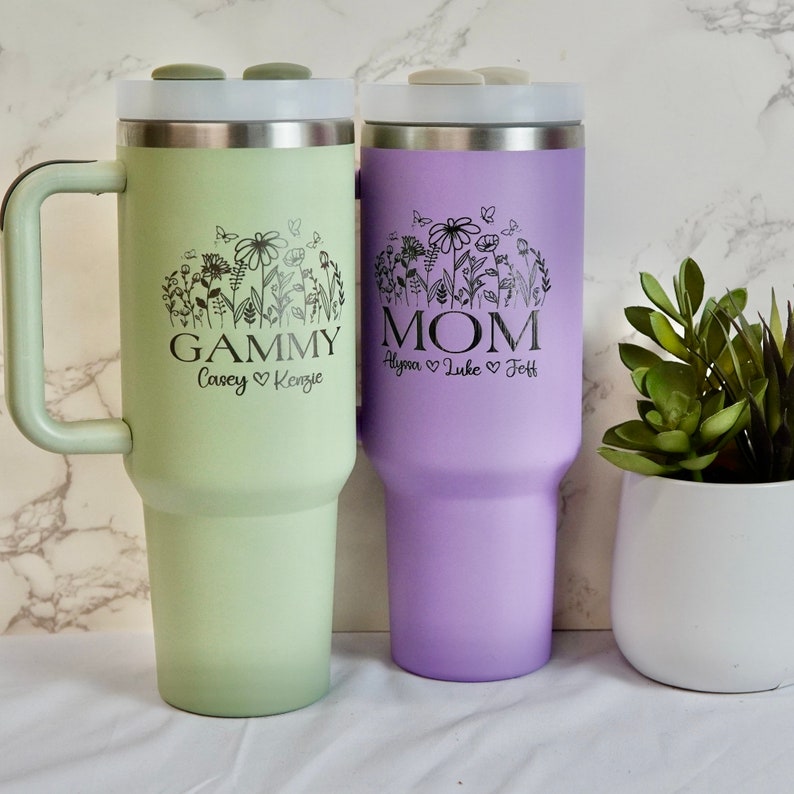 Personalized Mom Gifts-Mothers Day Gift-Mama Tumbler with Kids Name-Mom Tumbler-Mommy Tumbler-Mums Gift-Mom Birthday Gift from Daughter