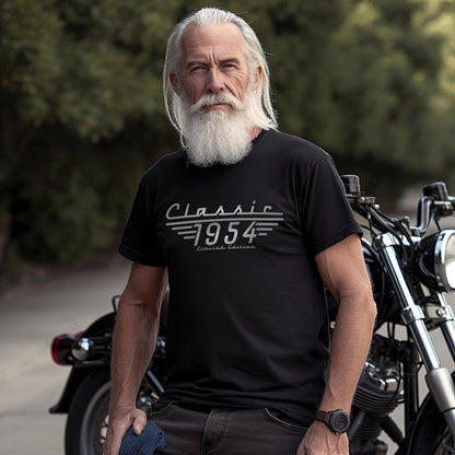 70th Birthday Shirt, Born in 1955 Classic Car Lover, Limited Edition Dad Birthday Gift T Shirt, Grandpa Turning Seventy, man birthday gift