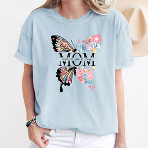 Custom Mom Shirt, Flower Lover Mama Shirt, Nature Lover Mom Tee, Mothers Day Gift, Gift For Mom, Mama Shirt With Kids Names