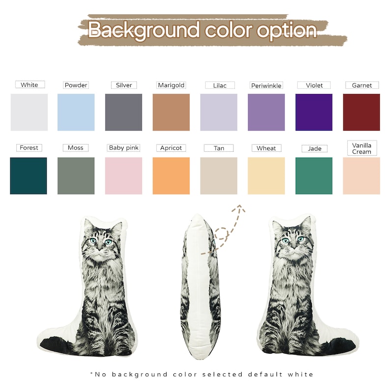 Custom Pet Pillow Keychain Name and Photo Keychains Gifts For Pet Lovers