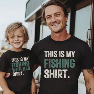 Matching Father Son Fishing Shirts, Daddy and Me Gift