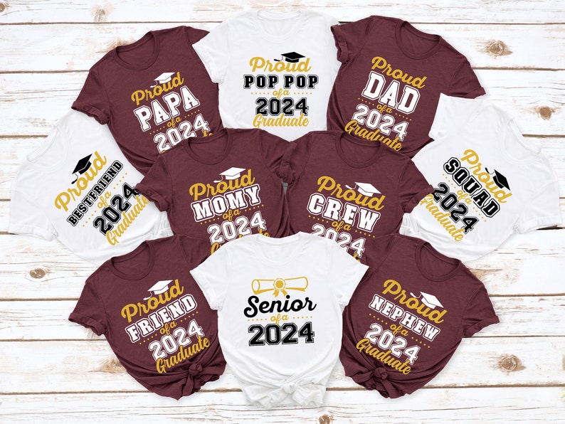 Graduation Mom Dad Shirts, Graduation Squad T-Shirt,Family Graduate Sweatshirts,Graduation Senior 2025 Tee,Graduate Gifts,Proud Family Shirt