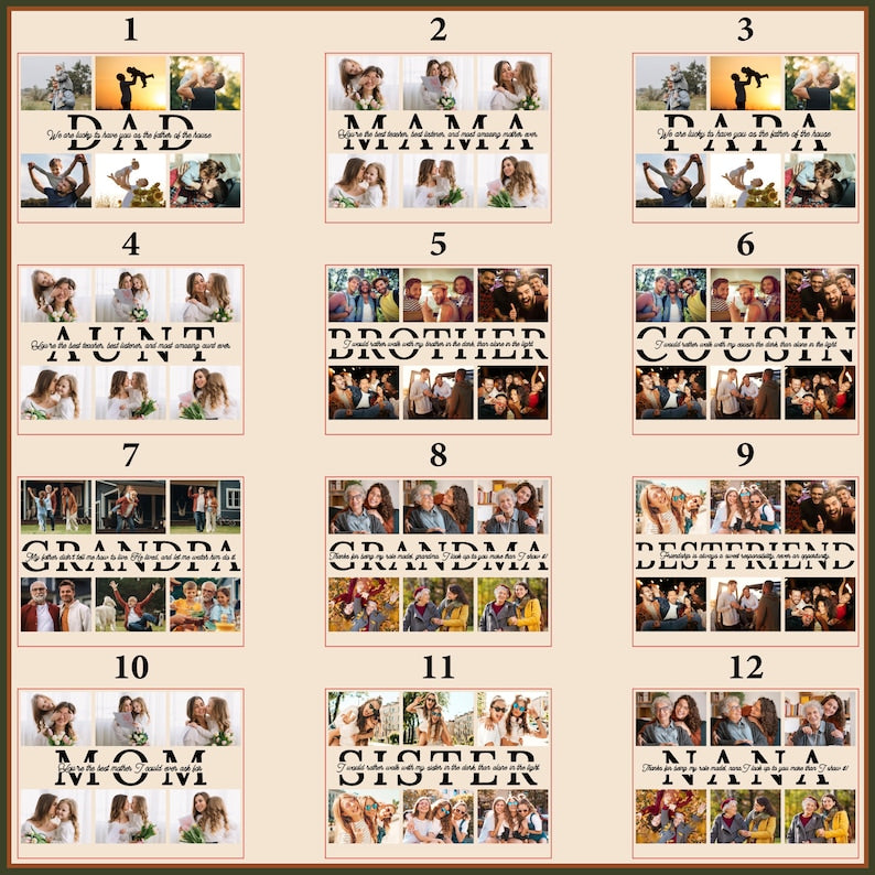 Best Friend Picture Frame, Gift For Best Friends, Custom Collage Picture Plaque, Gift For Her, Friendship Gift, Personalized Text Plaque