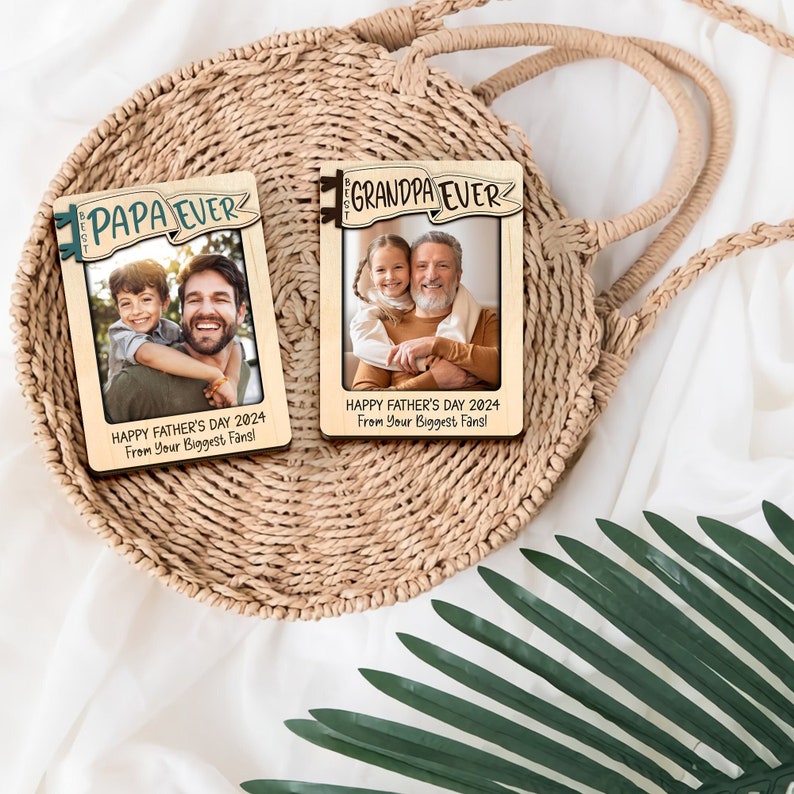 Personalized Dad Grandpa Ever Photo Frame, Gift for Dad, Father's Day Gift, Grandpa Frame, Best Dad Ever, Custom Photo Frame