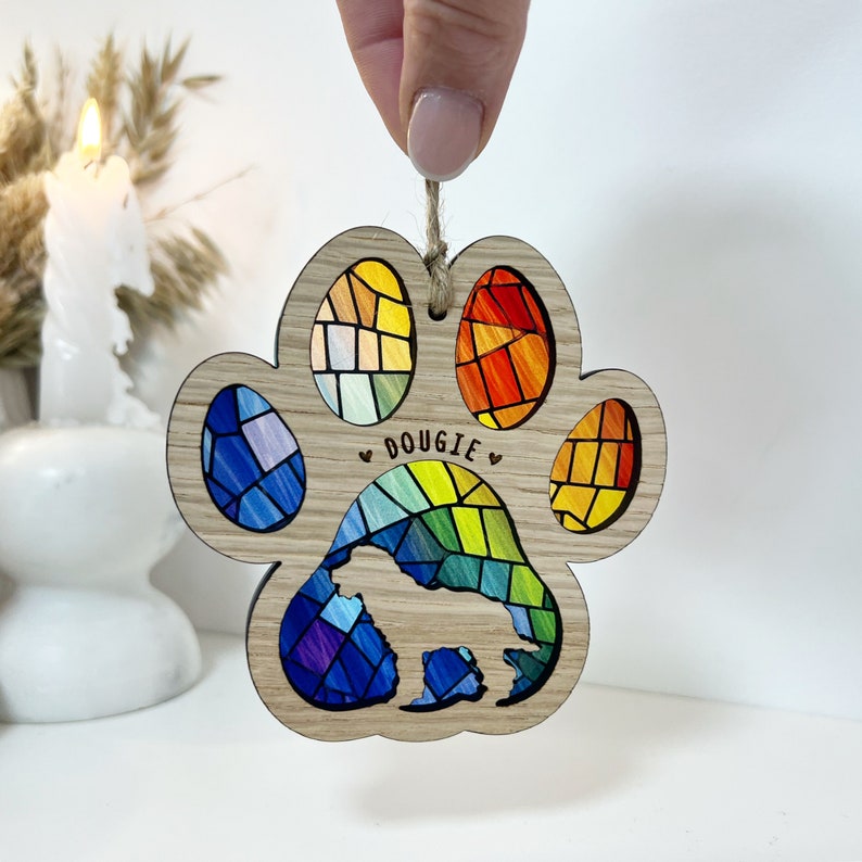 Rainbow bridge dog loss memorial gift, sun catcher, pet sympathy gift, pet loss gift, dog loss memorial gift, dog lover gift, dog sympathy il_794xN.5989738668_4nu1.jpg