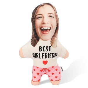 Best Girlfriend Pillow Shape, Custom Photo Pillow, Lovely Pillow for Boyfriend, Custom Shaped Pillow, Valentine's Day Gift