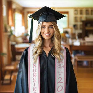 Custom RN Nursing Graduation Stole,Personalized Class of 2025 ,Custom Name Graduation Stole,Personalized Graduation Sash Gifts for Friends