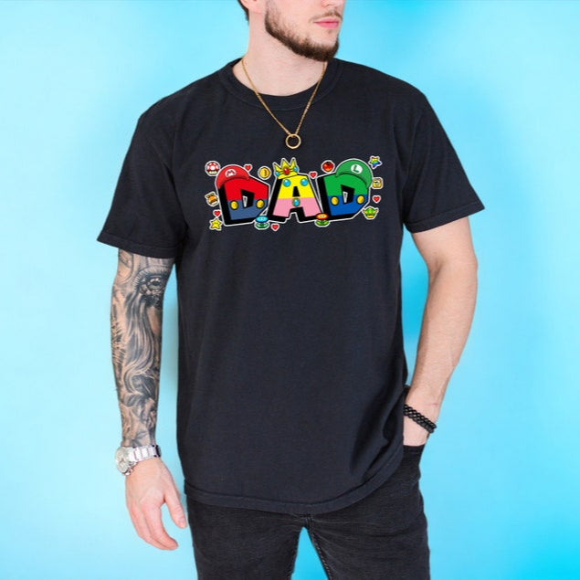 Vintage In My Super Daddio Era Shirt | Dadda Daddio Dad Bruh | Super Mario Dad Shirt | Gift for Dad | Mario Bros Shirt