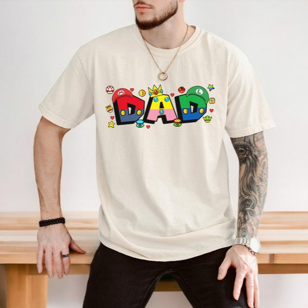 Vintage In My Super Daddio Era Shirt | Dadda Daddio Dad Bruh | Super Mario Dad Shirt | Gift for Dad | Mario Bros Shirt