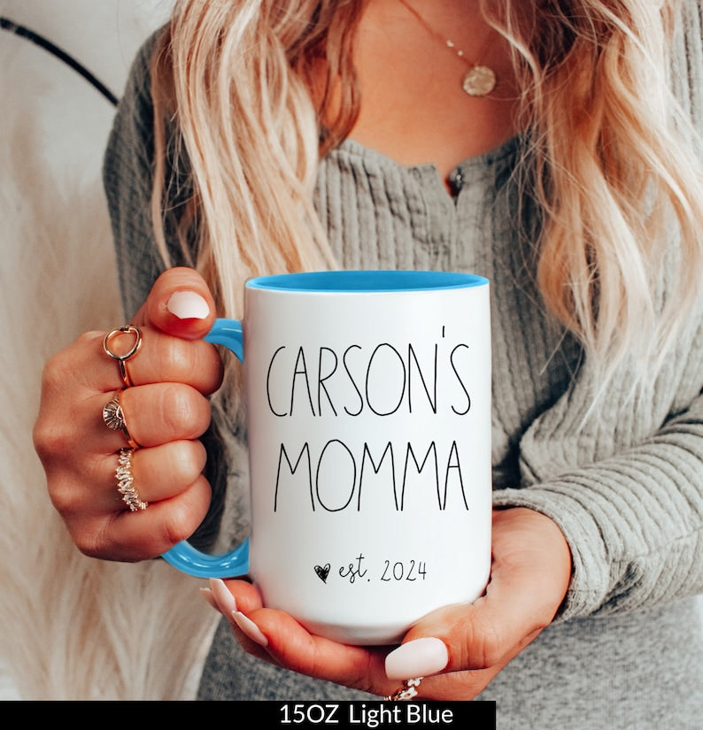 Mama Mug, New Mom Gift Ideas, Mothers Gifts, First Time Momma Presents, New Parent Gift, Mommy Coffee Mugs, Cute Cup for 1st Mother