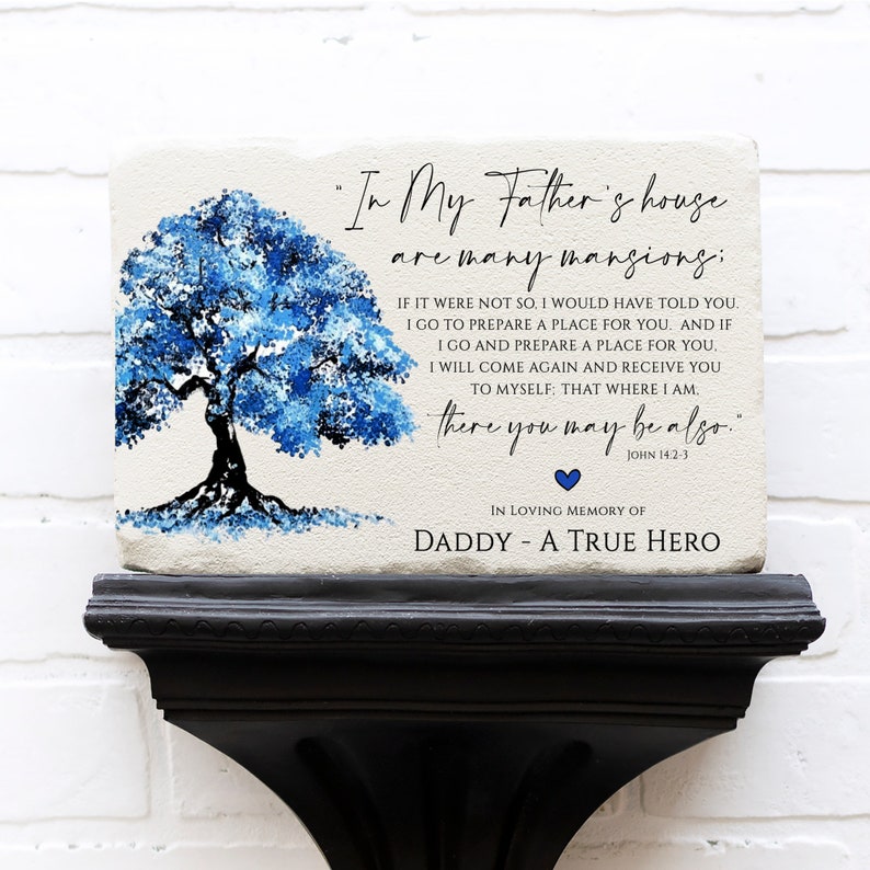 Custom Memorial Stone | Memorial Tree Plaque | Temporary Grave Marker | Personalized Memorial Garden Stone | Sympathy Gift | Memorial Tree