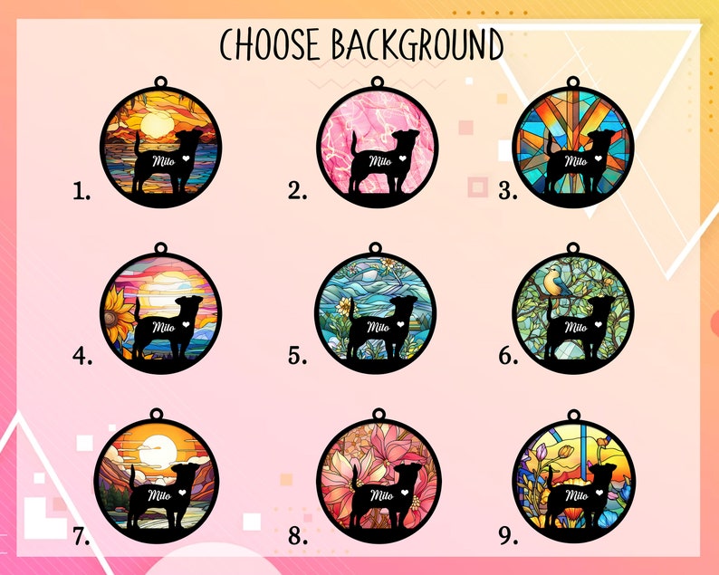 Personalized Dog Memorial Suncatcher, Dog Memorial Ornament, Custom Dog Loss Ornament,Dog Angel Suncatcher,Dog Memorial Gift, Dog Lover Gift