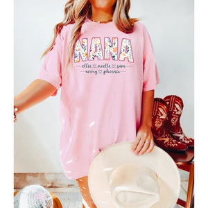 Custom Nana Shirt Retro Nana T-shirts Personalized Nana Clothes Cool Nana Outfit Nana Gift