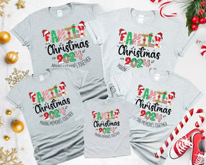Family Christmas 2025 Making Memories Together Shirts, Family All Together Shirts, Custom Family Christmas Tshirt, Christmas Gifts, KIds Top