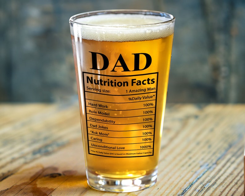 Custom Kids Names Beer Glass, Dad Gift From Daughter Son, Fathers Day Gift, Personalized Gift For Dad, Dad Birthday Gift, Dad Beer Glass