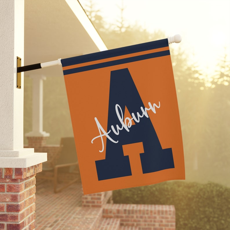 Custom College Garden Flag | Graduation Gift, College Football Fan, College Personalized Flag, House Flag