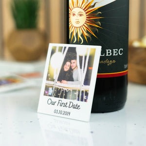Personalised Polaroid Photo Fridge Magnet Kitchen Gift Idea Your Own Photo Magnet Gift For Him Gift For Her New Home Custom Photo Gift Idea