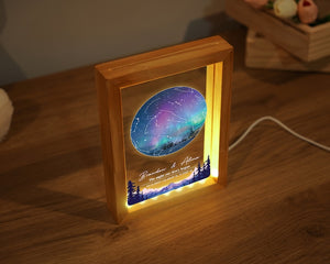 Custom Constellation Star Map Night Light, Night Sky By Date, Night Sky Celestial Map Night Light, Couple Gift, Couple Sign, Gift For Her