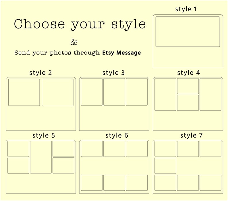 Personalized Photo Collage, Nana Photo Frame, Customized Mom Frame, Mother's Day Photo Collage, Custom Photo Collage, Grandma Photo Collage