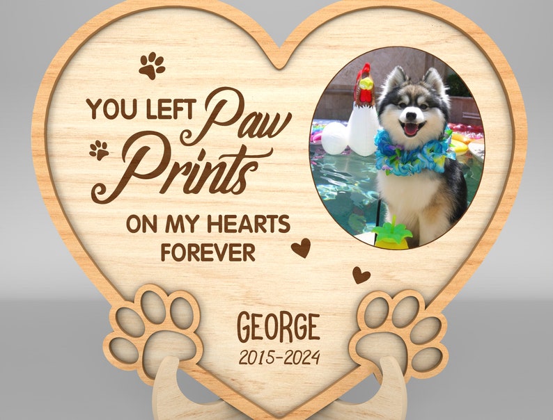 Personalized Custom Pet Loss Wooden Sign, Dog Memorial Sign, Loss Of Dog, Pet Memorial Gifts
