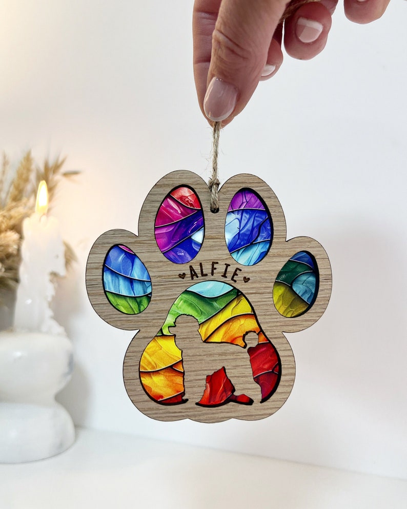 Rainbow bridge dog loss memorial gift, sun catcher, pet sympathy gift, pet loss gift, dog loss memorial gift, dog lover gift, dog sympathy il_794xN.6037916471_23ar.jpg