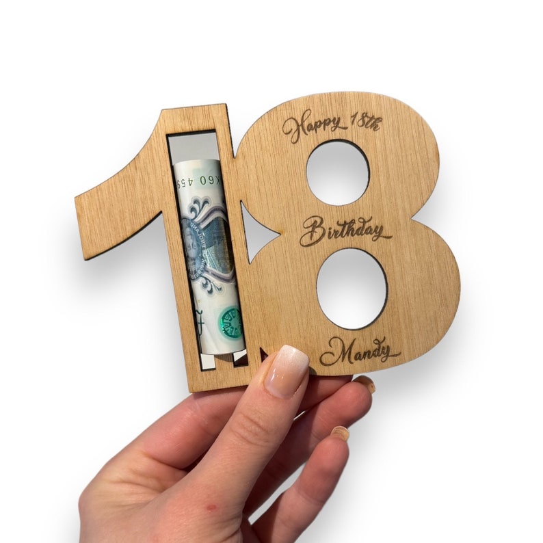 18th Birthday Gifts Girls Money Holder Wallet Milestone Special Age 16th 21st