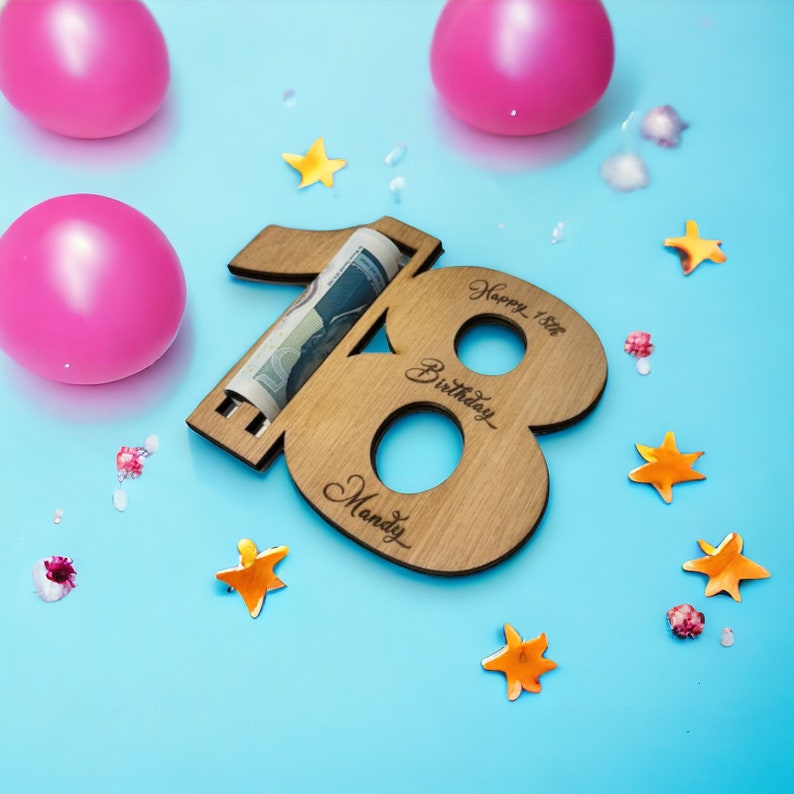 18th Birthday Gifts Girls Money Holder Wallet Milestone Special Age 16th 21st