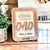 Unique Father's Day Gift for dad or Grandpa - Personalized Wooden Dad Plaque with Personalized Names and Dates