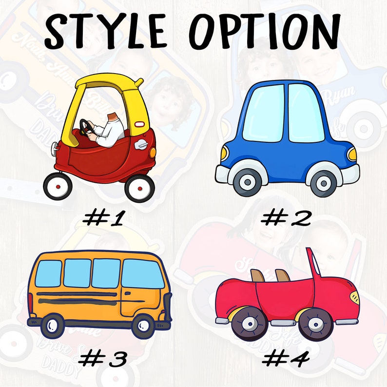 Personalized Photo Drive Safe Daddy Gift, Custom Car Visor Clip Photo, Fathers Day Picture Frame, New Dad from Baby, 1st Time Dad Gift