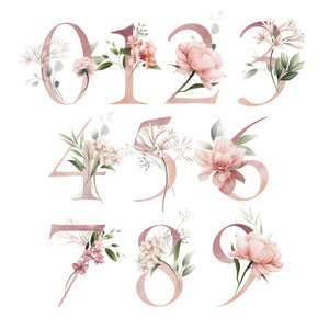 Personalised Happy Birthday Cake Topper, Pink Floral Cake Topper, 18th 21st 30th 40th 50th Birthday, Clear Cake Topper, Birthday Name