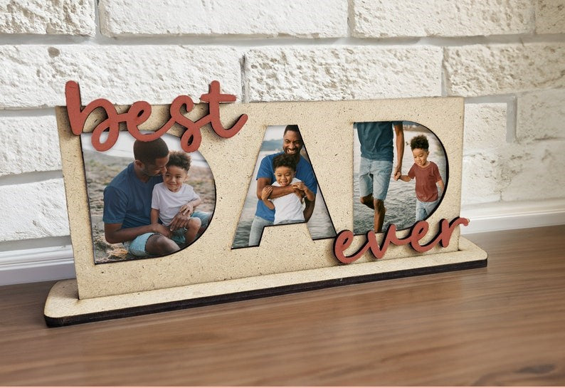 Father's Day Wood Sign, Best Dad Ever Wood Sign, Father's Day Gift, Gift For Dad