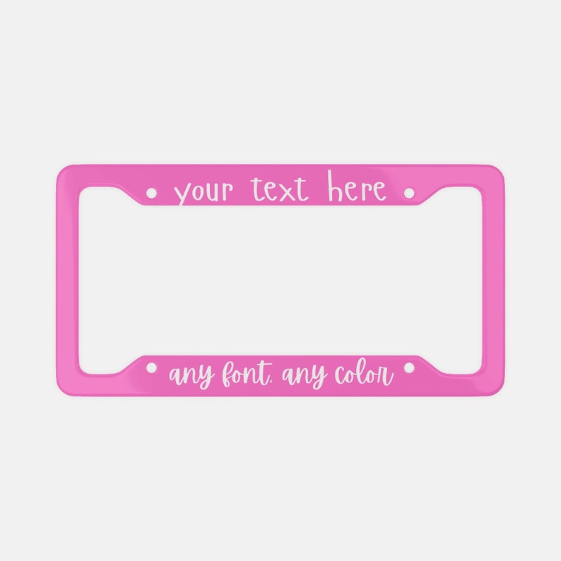 Custom License Plate Frame, Custom Name, Custom Plate, Frame, car frame, custom frame, Gift For Dad, Gift For Her, Gift For Him