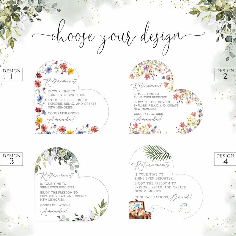 Personalized Retirement Gift, Retirement Acrylic Plaque, Retirement Gift for Women, Retirement Plaque, Custom Message Gift for Retirement