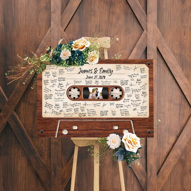 Wedding Guest Book Alternative Wood Rustic Wedding Decor Personalized Guest Book Signs Wedding Guestbook Alternative Wedding Decorations