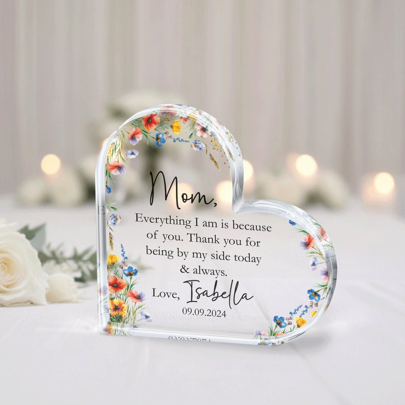 Personalized Mother of the Bride Gift, Mother of the Bride Gift, Wedding Gift for Mother of the Bride, Wedding Keepsake Gift from Bride
