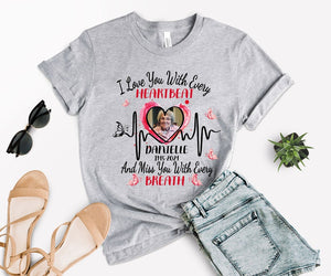 Personalized Memorial Remembrance Shirt, In Loving Memory Shirt, CUSTOM Funeral Tee, Custom Photo Memorial Shirt,Personalized RemembranceTee