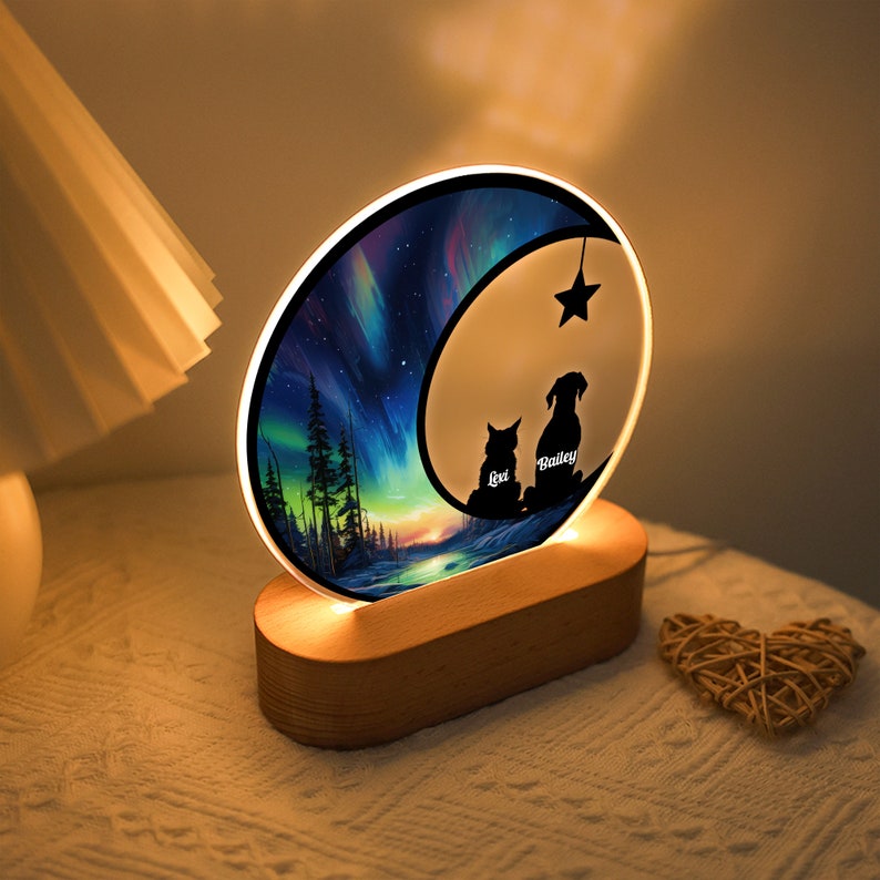 Personalized Dog Remembrance Gift Night Light, Custom Loss of Dog Sympathy Plaque, Pet Memorial LED Lamp Gift, Cat Dog Lovers Pet Ornament il_794xN.6058473684_2o7p.jpg