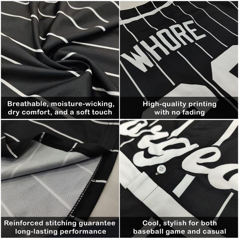 Custom Team Name Number Baseball Jersey Pinstripe, Custom Baseball Jersey for Men Women Youth Kid, Personalized Pinstripe Jersey Sand Orange