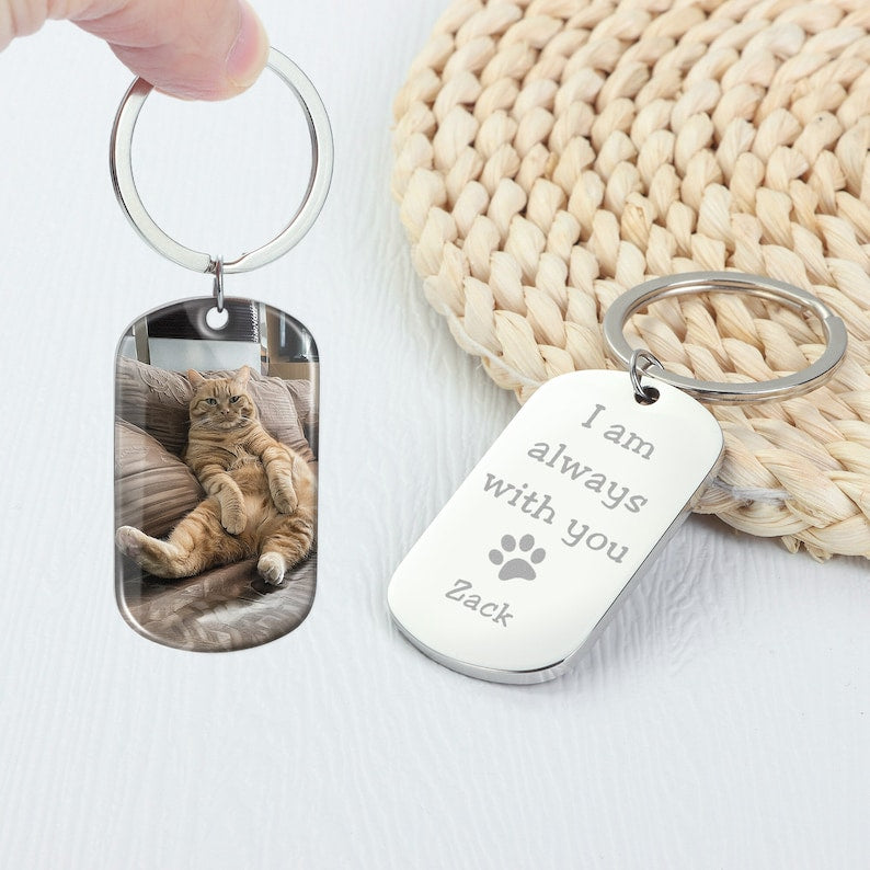 Custom Cat Keychain, Dog Keychain, Personalized Pet Photo Keychain, Pet Keychain, Pet Loss Gift, Dog Mom Gift, Gift Pet Lover Tag il_794xN.6066801352_dytw.jpg
