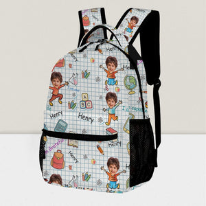Custom Photo Kids Back To School Backpack, Custom Name Kids School Bag , Birthday Kids Gift, Children's Backpack, Toddler Bag