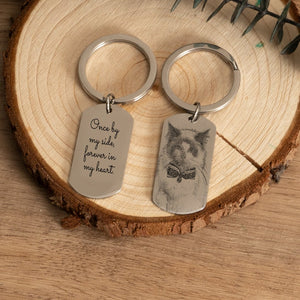 Personalised Photograph Keyring, Laser Engraved Photo Keyring, Couples Keyring Gift, Anniversary Gift, Personalised Keyring, Birthday Gifts